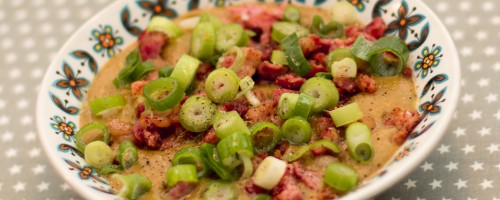 Gulrot- og linsesuppe med bacon og varløk | Adams Matkasse