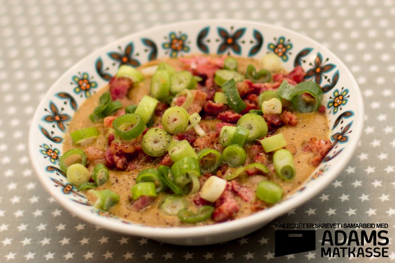 Gulrot- og linsesuppe med bacon og varløk | Adams Matkasse